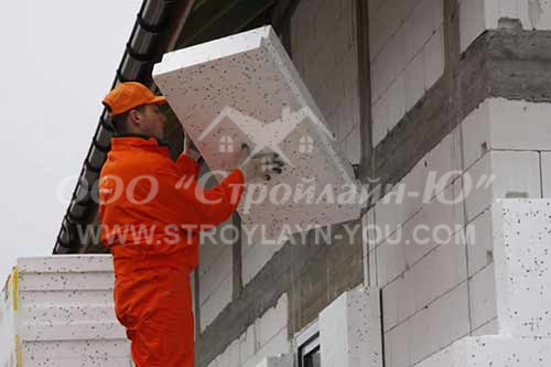 утепление стен снаружи